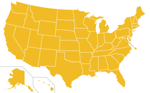 Map of the United States