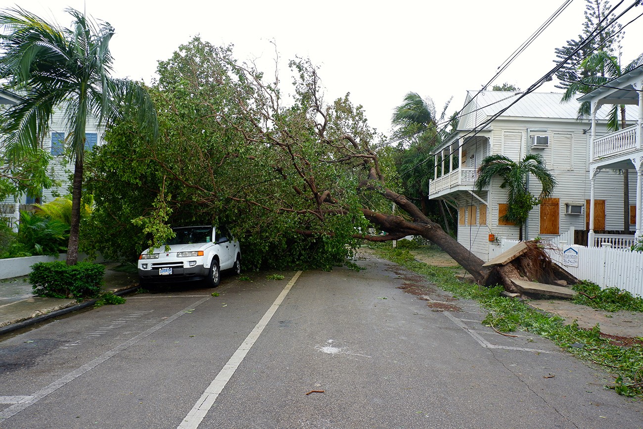 Exhibit 7.2 Insurance companies, hurt by billions of dollars in unforeseen payouts during natural disasters such as Hurricane Irma in 2017, are rethinking their reliance on catastrophe-risk modelers, whose risk estimates failed to anticipate cataclysmic storms such as Hurricanes Katrina, Irma, and Harvey. Cat-risk businesses forecast potential weather-related expenses for insurers through sophisticated computer modeling that analyzes historical meteorological data. How do frequent natural disasters affect insurance companies and their policyholders? (Credit: Cayobo/ Flickr/ Attribution 2.0 Generic (CC BY 2.0))