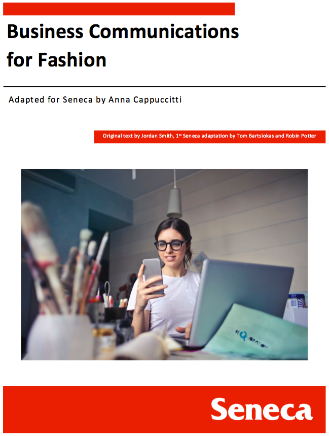 Cover image for Business Communications for Fashion 
